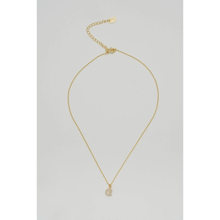 Dainty Love Pearl Initial