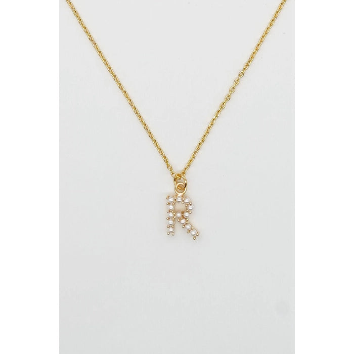Dainty Love Pearl Initial