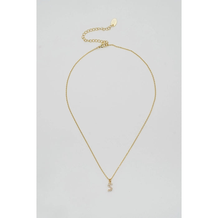 Dainty Love Pearl Initial