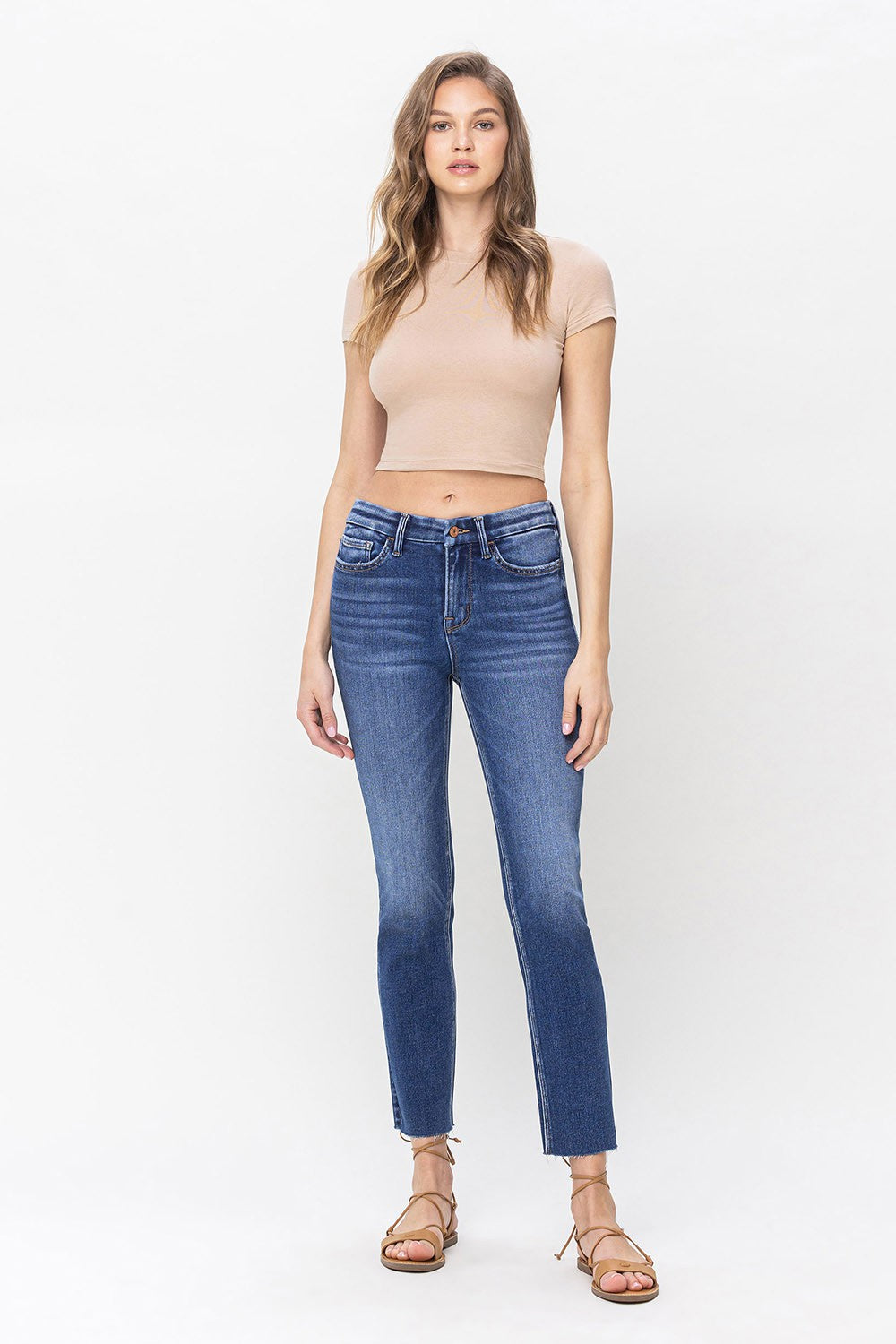 Jeanne Slim Straight Denim