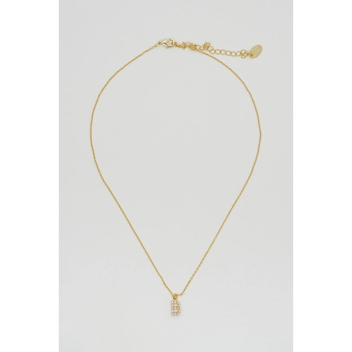 Dainty Love Pearl Initial