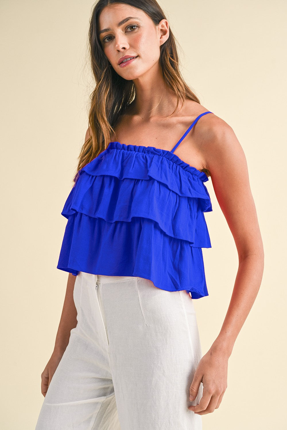 Ruffled Royals Top