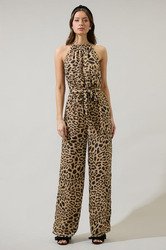 Leopard Lighthearted Jumpsuit