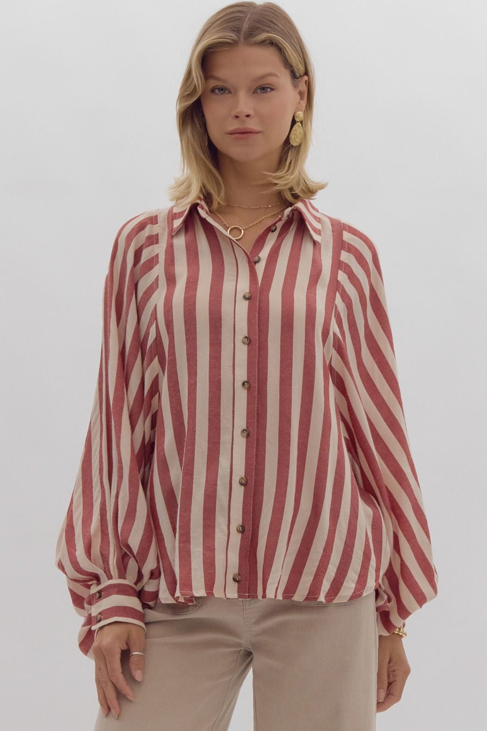 Classic Stripes Long Sleeve Top