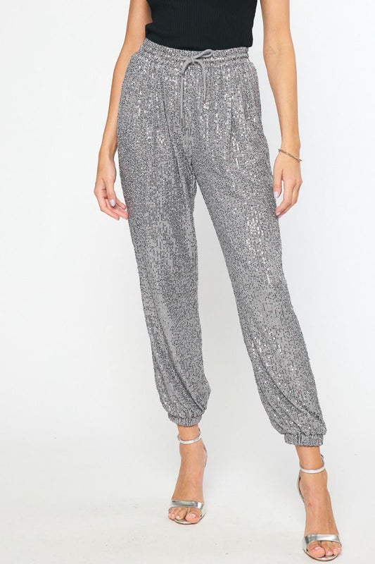 Glam Sequin Jogger